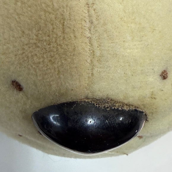 Vintage Pound Puppies 1984 White Brown Spotted Dog Plush 18" - Irwin Toy - Picture 7 of 14